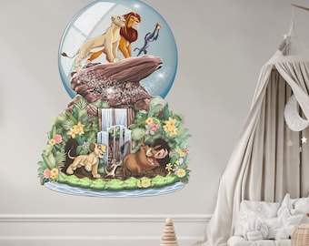 Lion King Wall Decal: Hakuna Matata Nursery Decor (42x82)