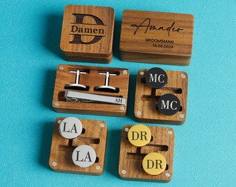 Custom Groomsmen Cufflinks, Groom Men's Gifts, Wedding Cufflink Sets, Personalized Usher Gifts, Grooms man Proposals, Groomsman Gift Sets