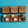 Engraved Groomsmen Gifts, Cufflinks Set, Grooms men Proposal, Personalized Wedding Groomsman Cufflinks, Best Man Gift, Engraved Cuff Links product logo
