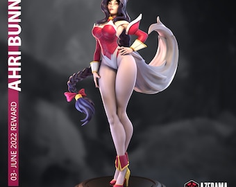 AHRI BUNNY 18yo  STL for 3D Printing