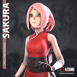 3Dプリント用SAKURA 18歳STL