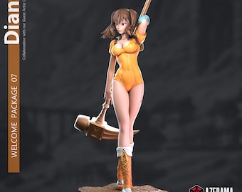 DIANE 18yo STL Ready for 3D Printing