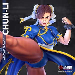 CHUN-LI 18yo STL for 3D printing