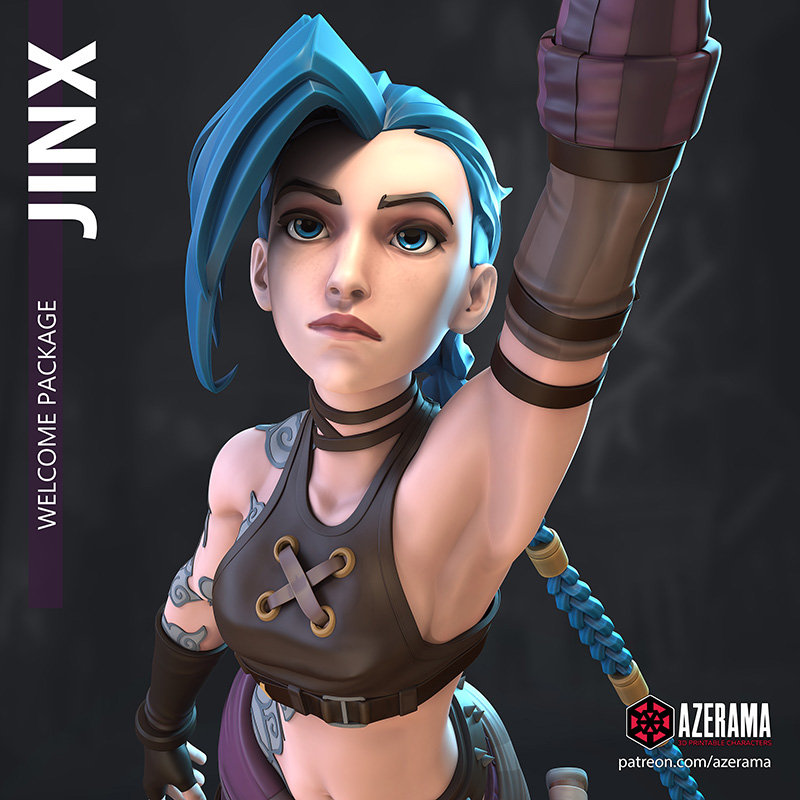 Jinx 18yo  STL for 3D Printing