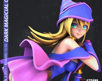 Dark Magician Girl 18yo STL For 3D Printing