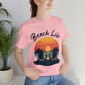 Beach Life Shirt, Relaxing in Sun Shirt, Beach Vacation Shirt, Beach Shirt Gift, Beach Happy Place, Beach Gift for her, Beach Gift for him
