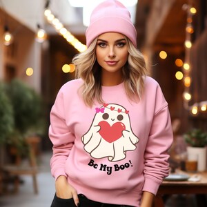 Be My Boo Valentine Day Sweatshirt, Valentine Sweatshirt for Women, Valentine Crewneck Shirt, Valentine Hearts Shirt, Valentines Day Gift
