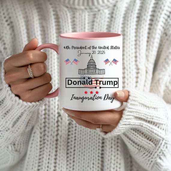 Donald Trump 47th President Inauguration Day Coffee Mug - 2024 - Bliss Monkey Co.