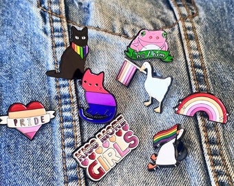 Non-binary NB Pride Flag Pin Badge - Foto 11