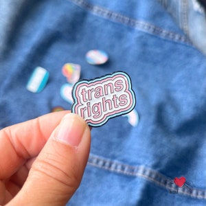 Transgender Enamel Pin Trans Rainbow Trans Juice Trans Right Trans Heart Pride Month LGBTQ Pride Pin Gift LGBTQIA Pin Queer Trans Pride Pin