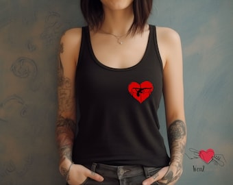 Pole Dance Heart Beat Tank Top Gift Pole Fitness Shirt Pole Dancing Workout Gift Birthday Gift Pole Mom Shirt Gift Aerial Instructor Gift