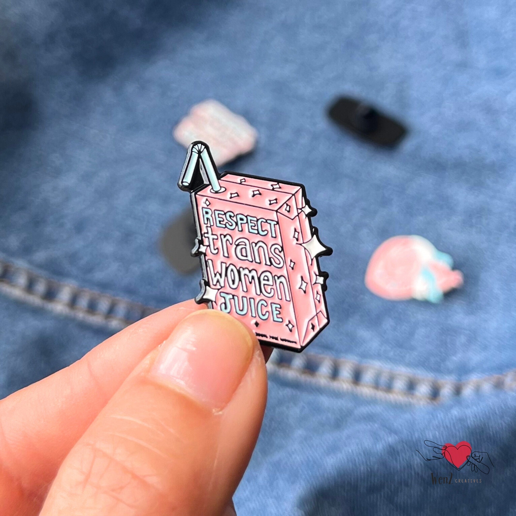 Trans Pin Set Robot Transgender Enamel Pin Trans Rainbow Trans Juice Trans Right ...