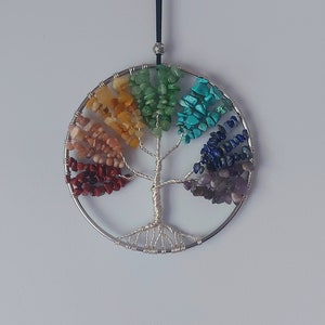 Silver Coloured Wire Tree of Life