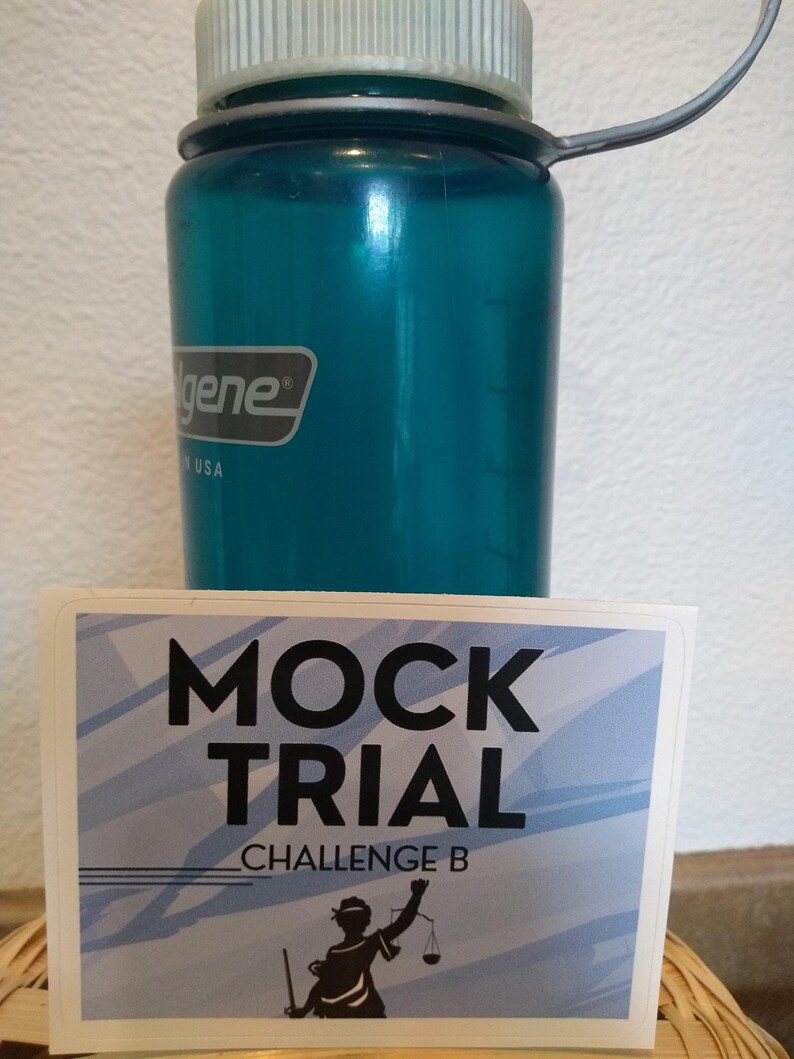 Mock Trial Challenge B Vinyl Sticker Decal. CC Challenge B Debate ...