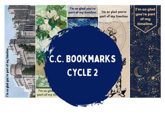 Marcadores clásicos: Ciclo 2 Historia medieval, Me alegro mucho de ser parte de tu cronología, imprimible