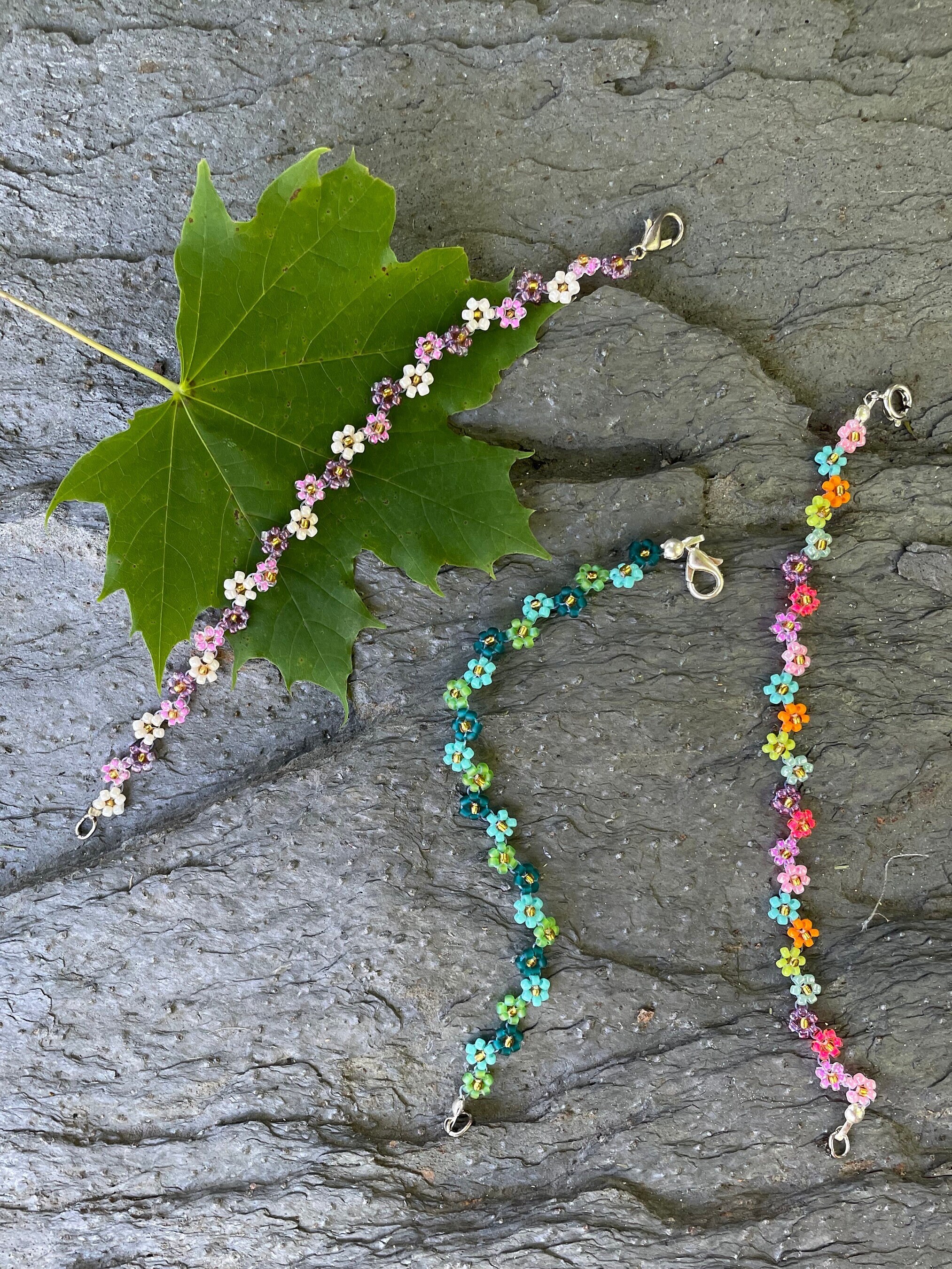 【レア】GUSTAVO Flower Chain Bracelet Gustavo Flower Chain Bracelet