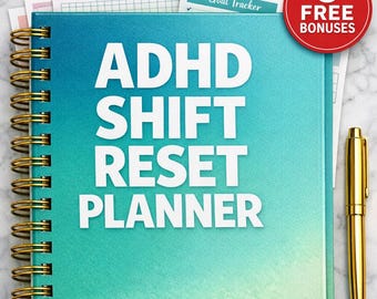 ADHD Reset Planner, Burnout Prevention, Night Nurse Planner (Digital Download, A4/US Letter Size)