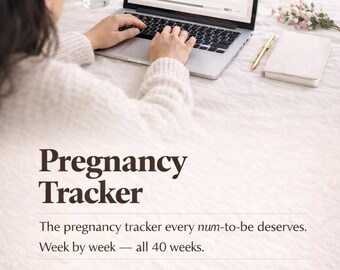 Interactive Pregnancy Tracker | Works Like an App — No Subscription | Kick Counter, Milestones, Memory Journal (Digital Download)