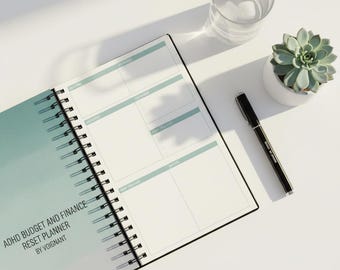 ADHD Budget Planner | Finance Reset, Debt Tracker (Digital Download)