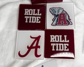 Alabama 5-Piece Coaster Set with Holder