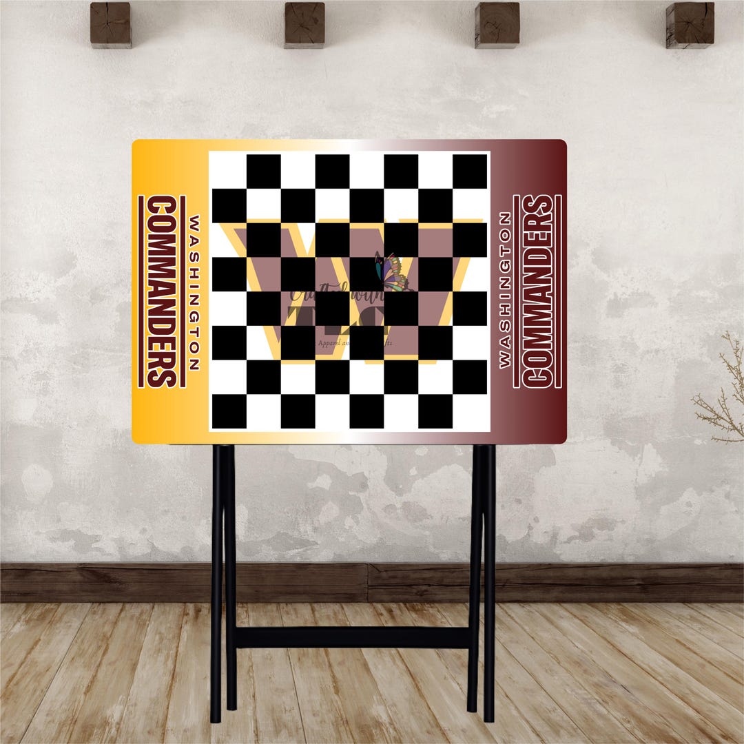 Commanders Chess Tray Table Template - 2 Colors 19x14 PNG - Etsy Canada