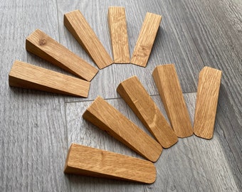 Solid Oak Door Stops/Wedges