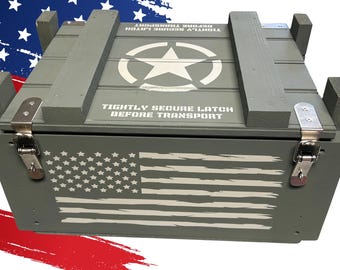 Freedom Crate™ 1776 Edition | America’s 250th Anniversary Box | Veteran Gift | Patriotic Storage Crate | Armor Core™