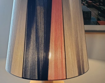 Large straight lampshade in cotton threads