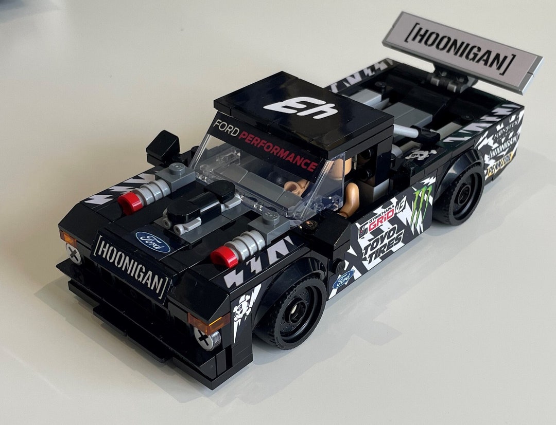 Lego Speed Champions - Hoonitruck Stickers/decals (MOC From 76912