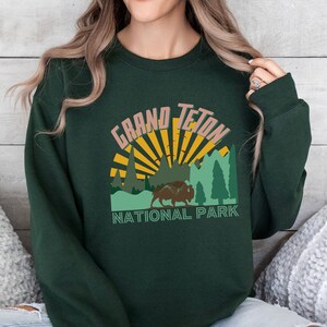 Grand Teton Nationalpark Sweatshirt |Grand Teton Urlaub Shirt |Camping Sweatshirt |Wander-Sweatshirt |Grand Teton Geschenk |Jackson Hole Geschenk