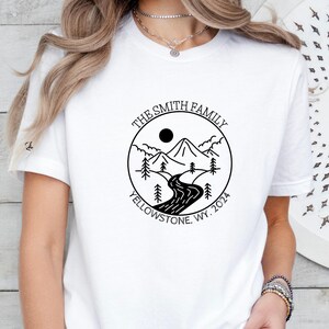 Familien Urlaub Passendes Shirt Personalisiert |Benutzerdefinierte Familien Road Trip T-Shirt |Familie Camping Shirt |Familien Name Shirt| Kundenspezifisches Familien-Hemd