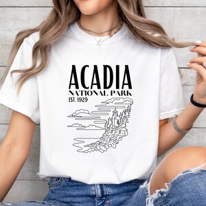 Acadia National Park Shirt| Mount Desert Shirt| Maine Shirt| Hiking Shirt| Camping Shirt| Mountaineering Shirt| Outdoor Shirt| Nature Lover