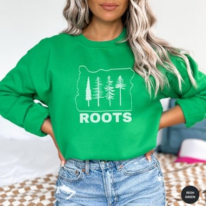 Green roots sweater shop