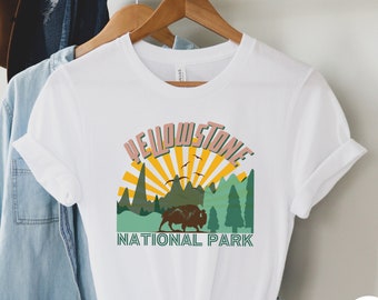 Yellowstone Shirt, Yellowstone National Park Shirt, Bison Tee, National Park Shirt, Yellowstone Park Gift Souvenir Shirt, Nature Shirt