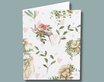 Birthday Card For Her| Card For Girlfriend Wife Mom| Mother's Day Card| |English Garden Card Set| Valentines Card| Flowers Floral Card