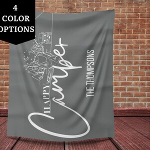 Camping Blanket| Throw Blanket |Nature Lover Gift |Camping Lover| Camp Lover Gift| Outdoor Blanket |Cabin RV Blanket| Campfire Blanket