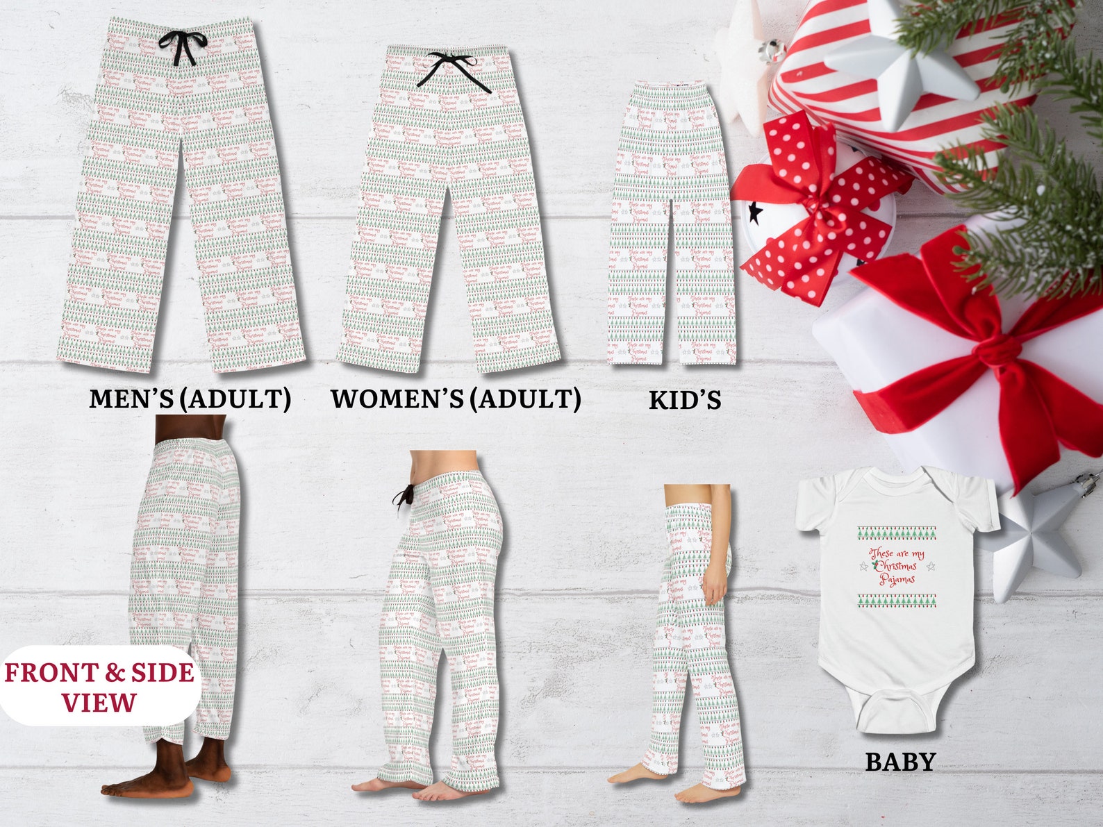 Family Christmas Pajama Pants matching Family Pajama Family Pj Pants 