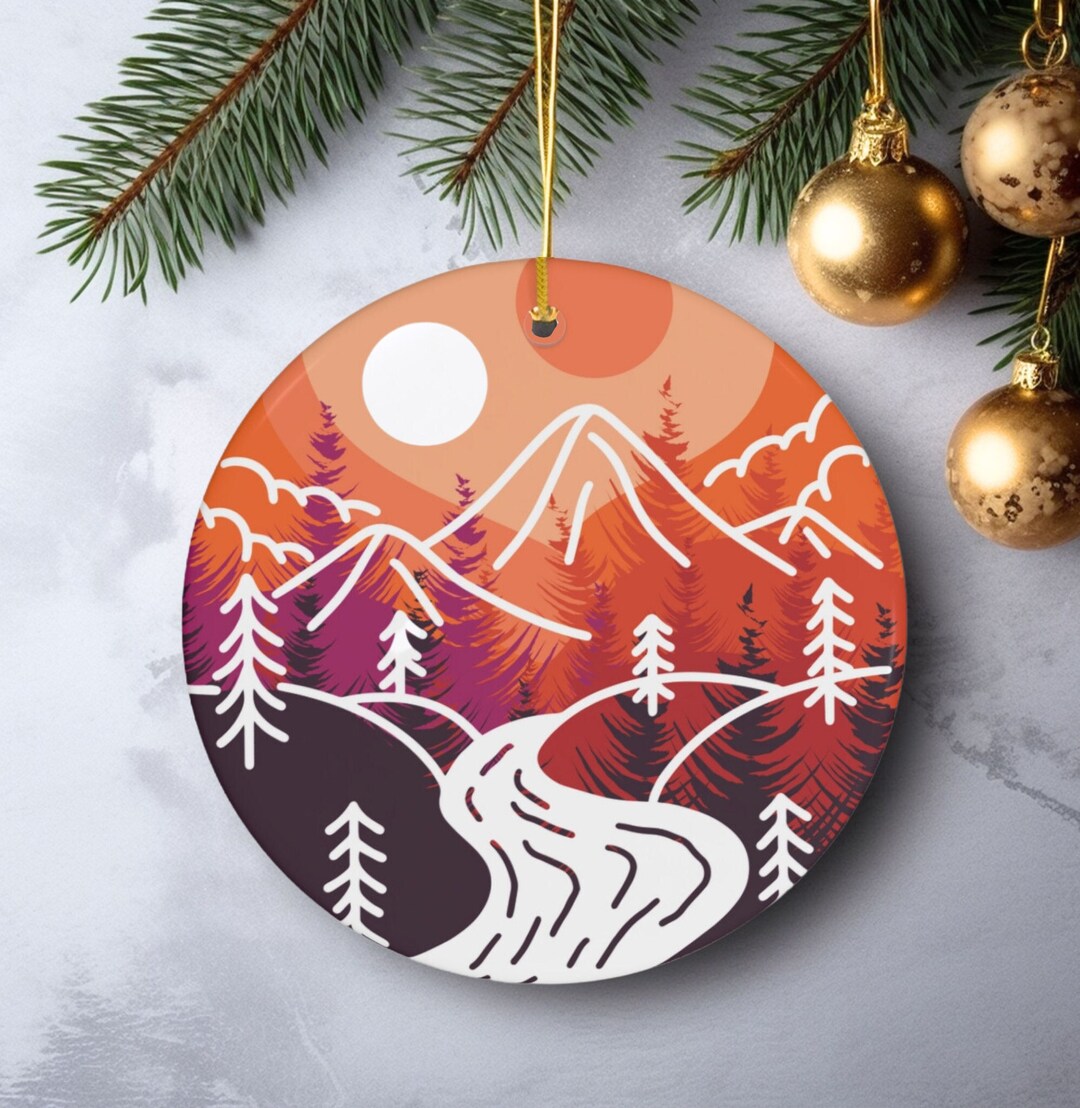 Mountain Christmas Ornament mountain Tree Decoration hanging Decoration