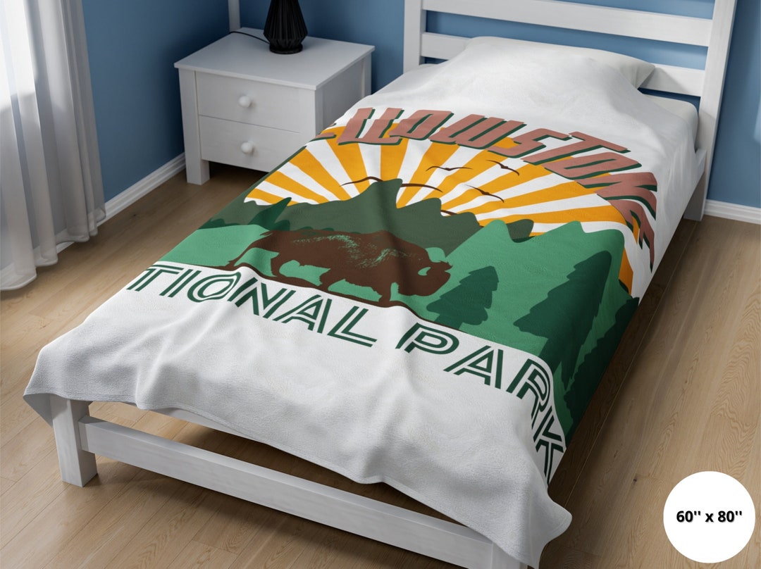 Yellowstone National Park Blanket yellowstone Throw Blanket Wyoming