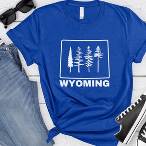 Wyoming State Shirt | Wyoming  Shirt | Couple&#39;s Wyoming Trip Shirt | Wyoming Vacation | Wyoming Gift Him Her | Camping TShirt | Hiking Shirt