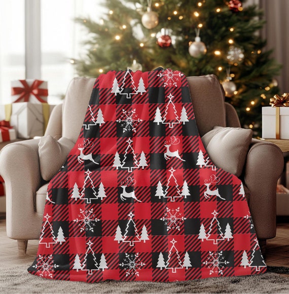Red christmas blanket hotsell