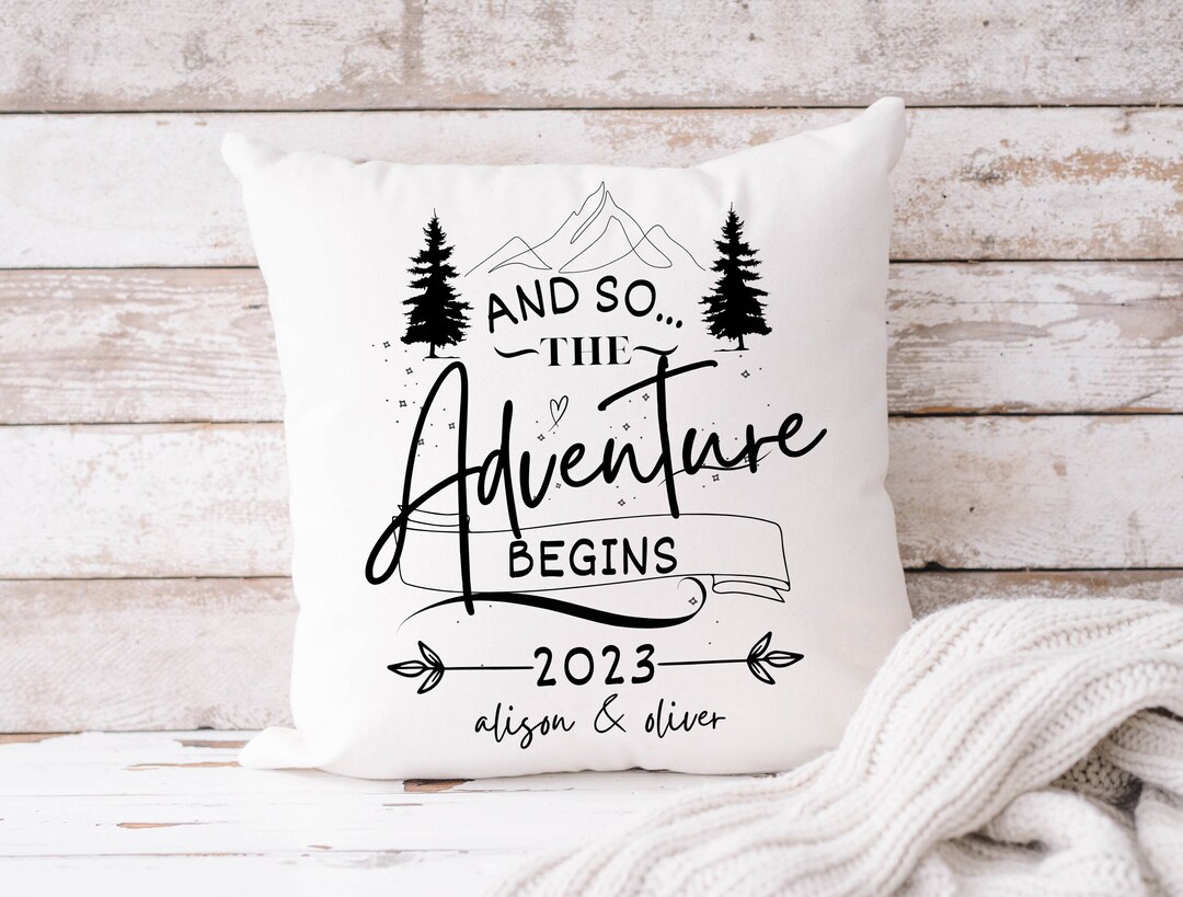 Personalized Pillow Gift Custom Square Pillow Insert married Etsy