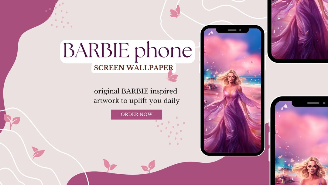 Barbie Desktop Wallpaper Aesthetic Phone Background Pink - Etsy