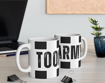 Newcastle United Becher, Toon Armee, Elster schwarz und weiß, Fußball Geschenk