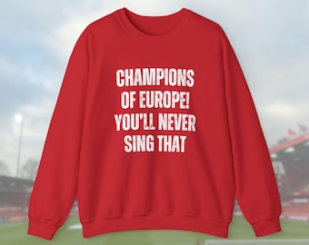 Nottingham Forest Sweatshirt, Meister Europas Pullover, Roter Fußballpullover