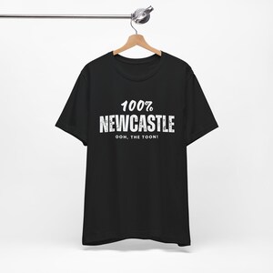 Newcastle United T-Shirt, 100% Geordie Tshirt, Black and White Toon Army Cotton Tee image 10