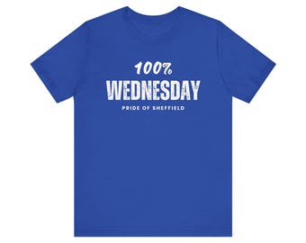 Sheffield Wednesday T-Shirt, Owls Supporter Tee, Sheff Wed Blue Cotton Tshirt