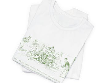 Football T-Shirt, Funny Soccer Tee, Victorian VAR, White Cotton Tshirt