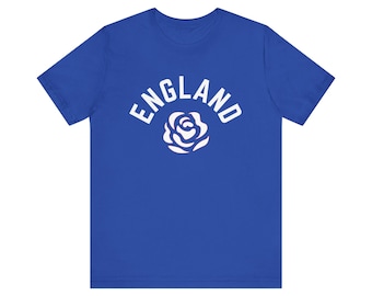 England World Cup 2026 T-Shirt: Three Lions Tshirt, Blue English Rose Tee