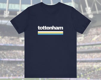 Tottenham Hotspur FC T-Shirt, Spurs Football Tee, Navy Blue Football Cotton Tshirt